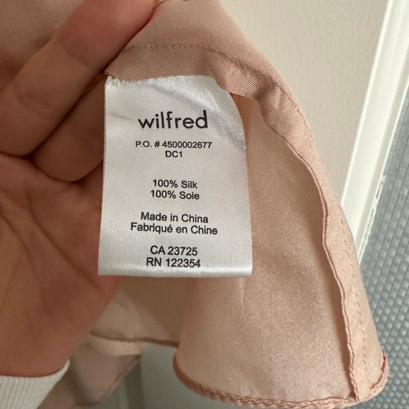 WILFRED DRESS XXS orange/peach color - Picture 5 of 6